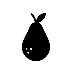  Pear - vector icon