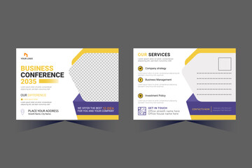 Corporate Professional Business Postcard Design template