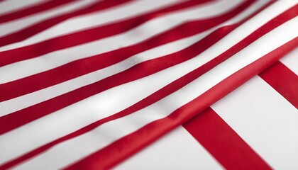 Obraz premium red and white stripes curtain on floor