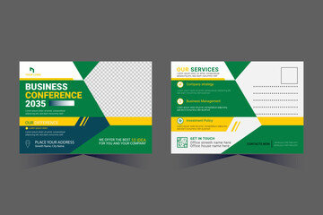 Corporate Professional Business Postcard Design template