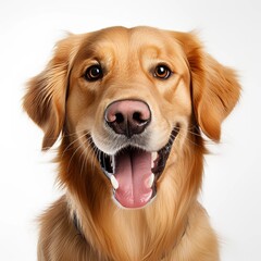 golden retriever dog portrait