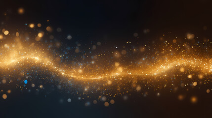 Featuring stunning soft bokeh lights and shiny elements. Abstract festive and new year background