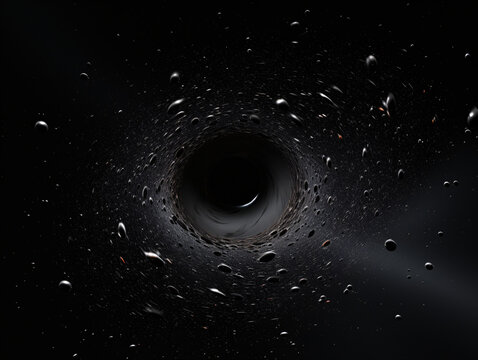 a black hole with many small bubbles
