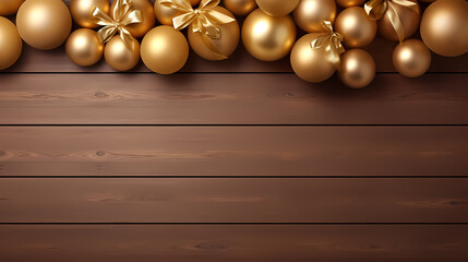 Obraz premium Luxurious shiny Christmas ball decoration, Christmas and New Year ornaments background