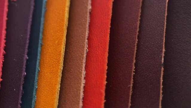 Multicolored Leather Set, Slider Shot