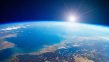 earth surface view from orbit in space blue planet elements of this image furnished by nasa