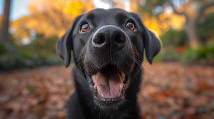 Herbstliche Gedanken eines jungen Labradors