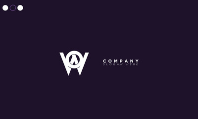  WO Alphabet letters Initials Monogram logo OW, W and O