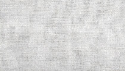 fabric canvas woven texture background in pattern light white color blank natural gauze linen carpet wool and cotton cloth textile material - obrazy, fototapety, plakaty