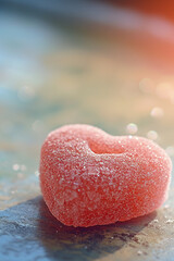 Obraz premium Heart Shaped Gumdrop