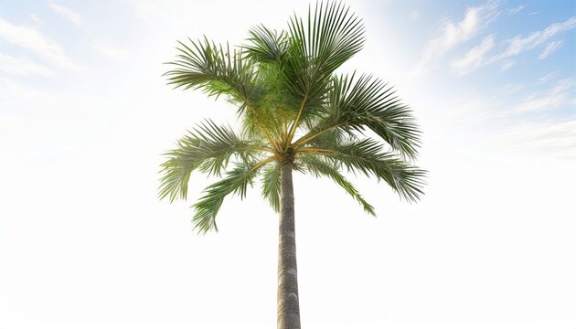 palm tree isolated on a background 
