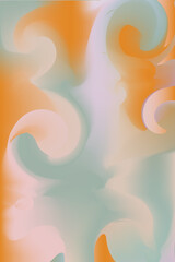 Vibrant Gradient Background. Blurred Color Wave.