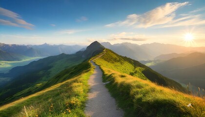 path to mountain top 
