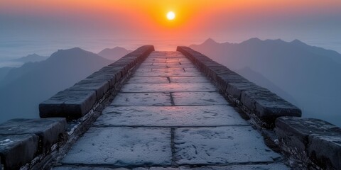 Naklejka premium The Great Wall shot