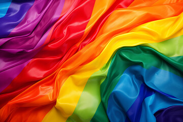 LGBTQ Flagge Fahne, Pride Flag, Regenbogenfahne - obrazy, fototapety, plakaty