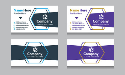 Modern Creative And Clean Business Card Design Template