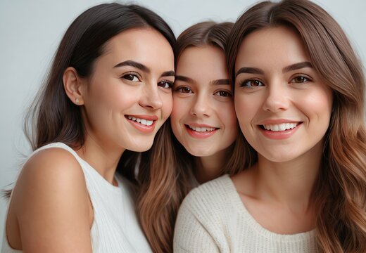 Sisterhood Radiance: Capturing the Genuine Joy of Lovely Happy Sisters