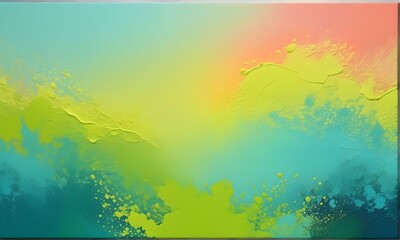 Colorful vibrant background with medium turquoise, pastel orange yellow, and pink colors