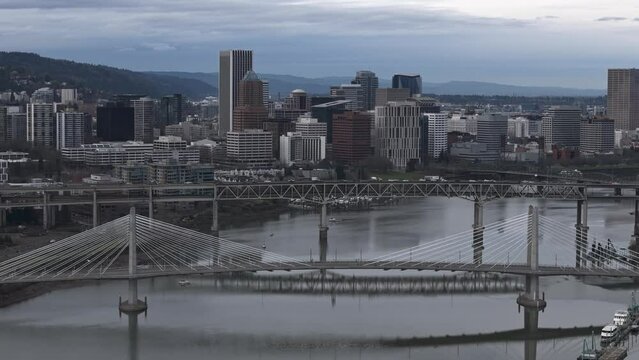 Downtown Portland Aerial Views