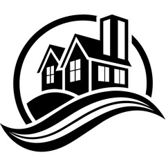 Fototapeta premium real estate logo 
