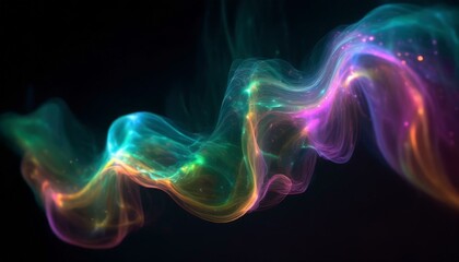 textura de ondas mentais coloridas