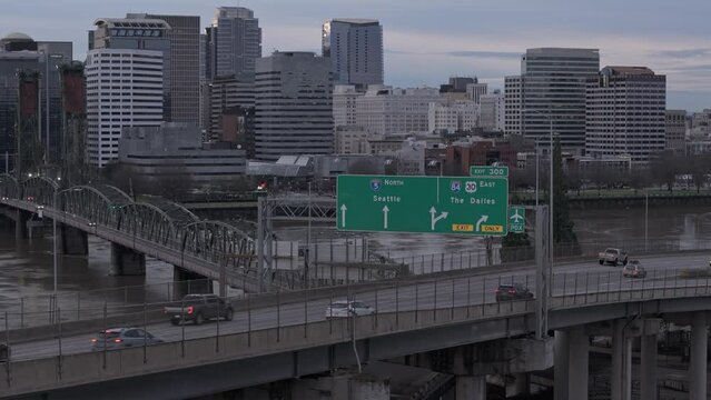 Downtown Portland Aerial Views
