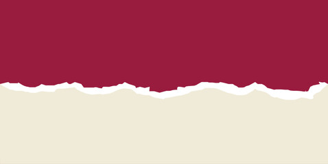 Torn paper background with space for text. Design illustration template vector for banner of web page, news feed, header label sheet. Card decoration element. Vector illustration. EPS file 184.