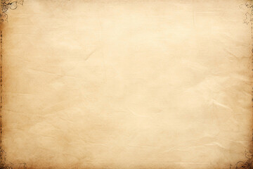 Aged Paper Background With Grungy Border