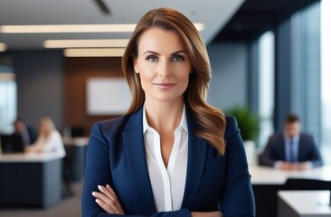 Fototapeta premium portrait of a businesswoman