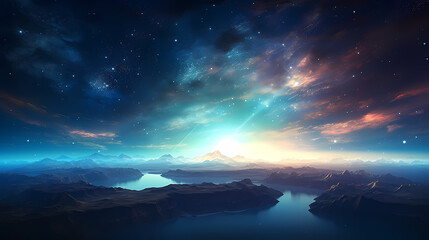Admire our beautiful Earth from the vastness of space