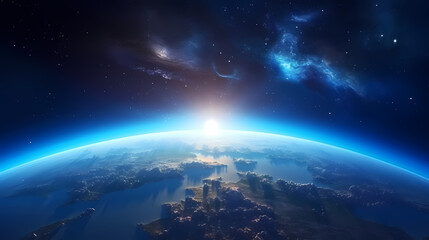 Admire our beautiful Earth from the vastness of space