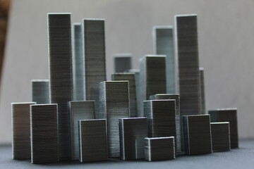 city made of staples