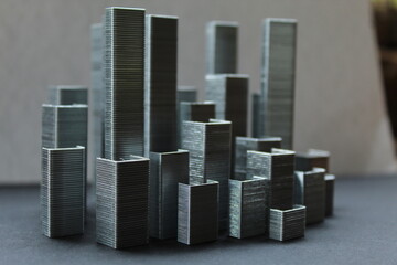 city made of staples