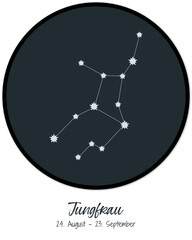 Sternzeichen - Jungfrau - Virgo - Sterne