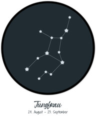 Sternzeichen - Jungfrau - Virgo - Sterne