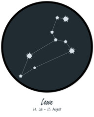 Sternzeichen - Löwe - Leo - Sterne