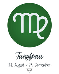 Sternzeichen - Jungfrau - Virgo - Zeichen