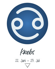 Sternzeichen - Krebs - Cancer - Zeichen