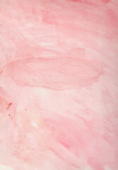 Abstract watercolor background texture with pink