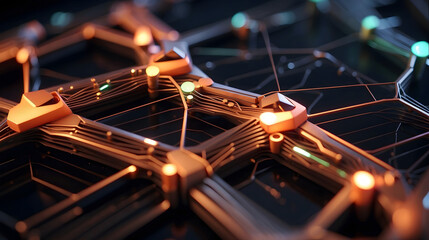 
Modern blockchain technologies depicted in a visual narrative, showcasing decentralized networks, cryptographic security, and the evolution of digital innovation.