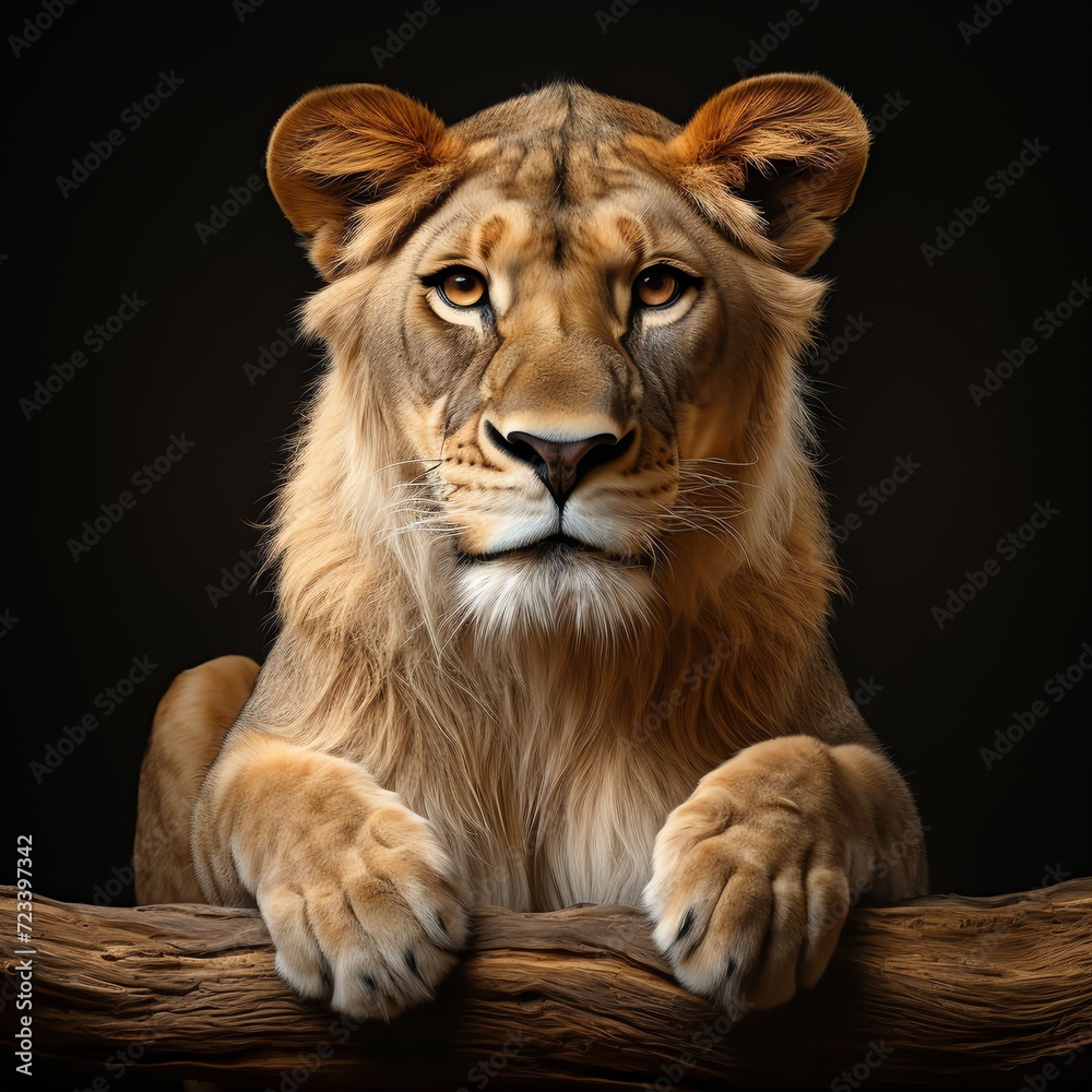 Wall mural lioness