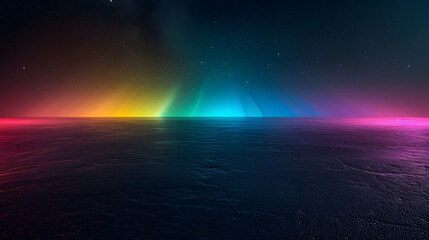 rainbow over the sea