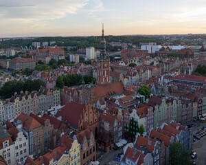 Starówka miasta Gdańska © sopthedrone