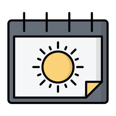 Vacations Calendar Icon