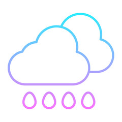 Cloudy Rain Icon