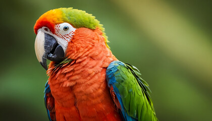 Naklejka premium colorful parrot