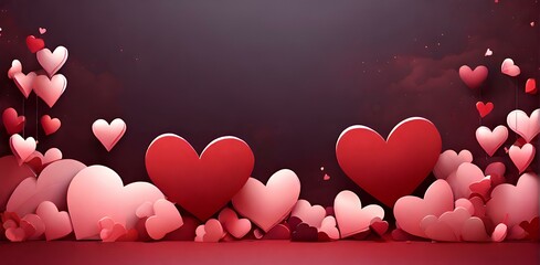 Valentine's Day wallpaper 4K and hearts