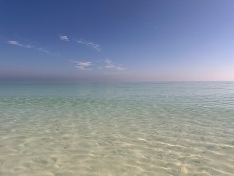 Le calme de la mer
