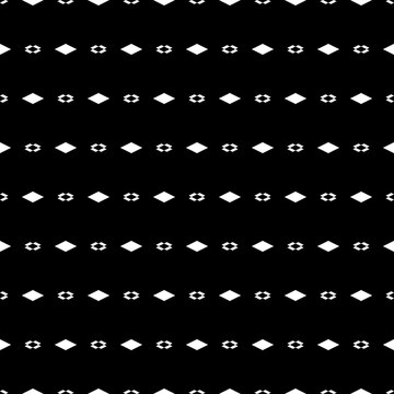 Seamless pattern. Folk wallpaper. Rhombuses, parallelograms ornament. Ethnic motif. Simple shapes background. Geometric backdrop. Digital paper, textile print, web design, abstract. Vector artwork