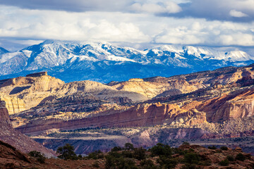 Capitol Reef Nation Park in winter